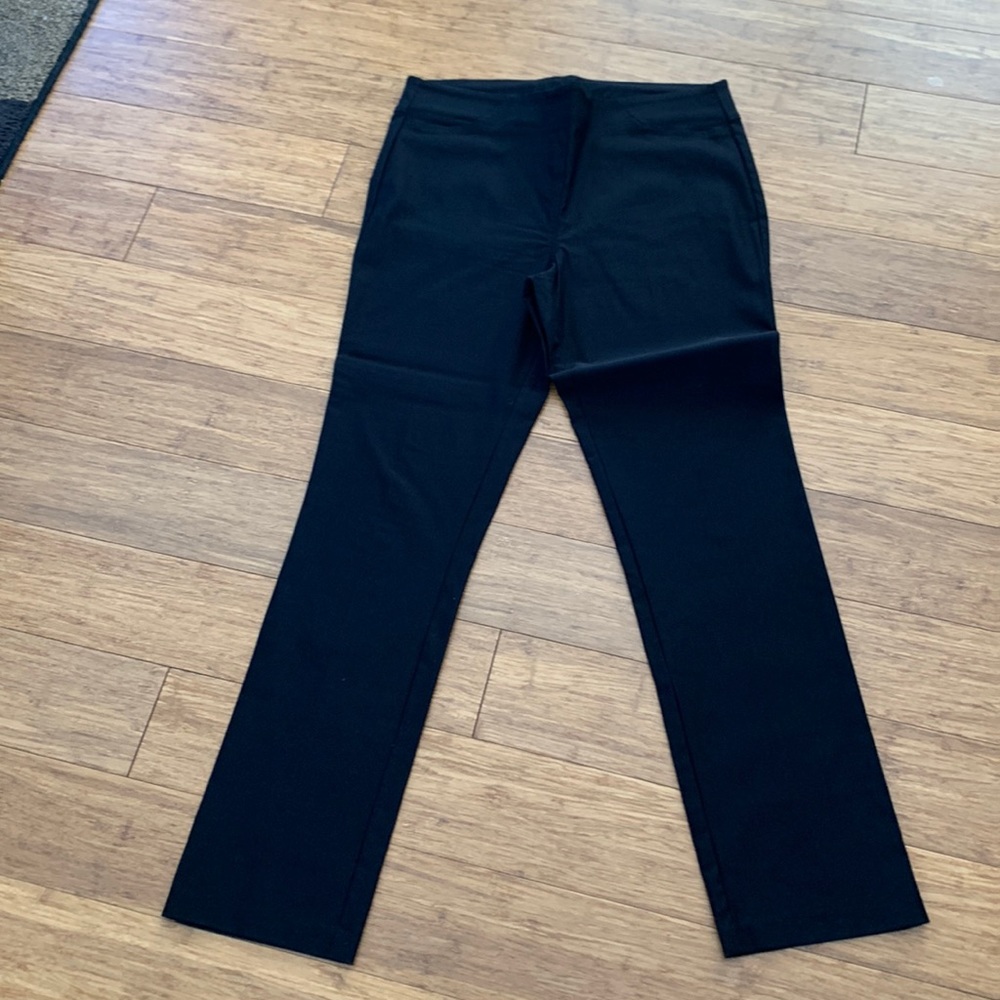 Tribal black straight leg pants